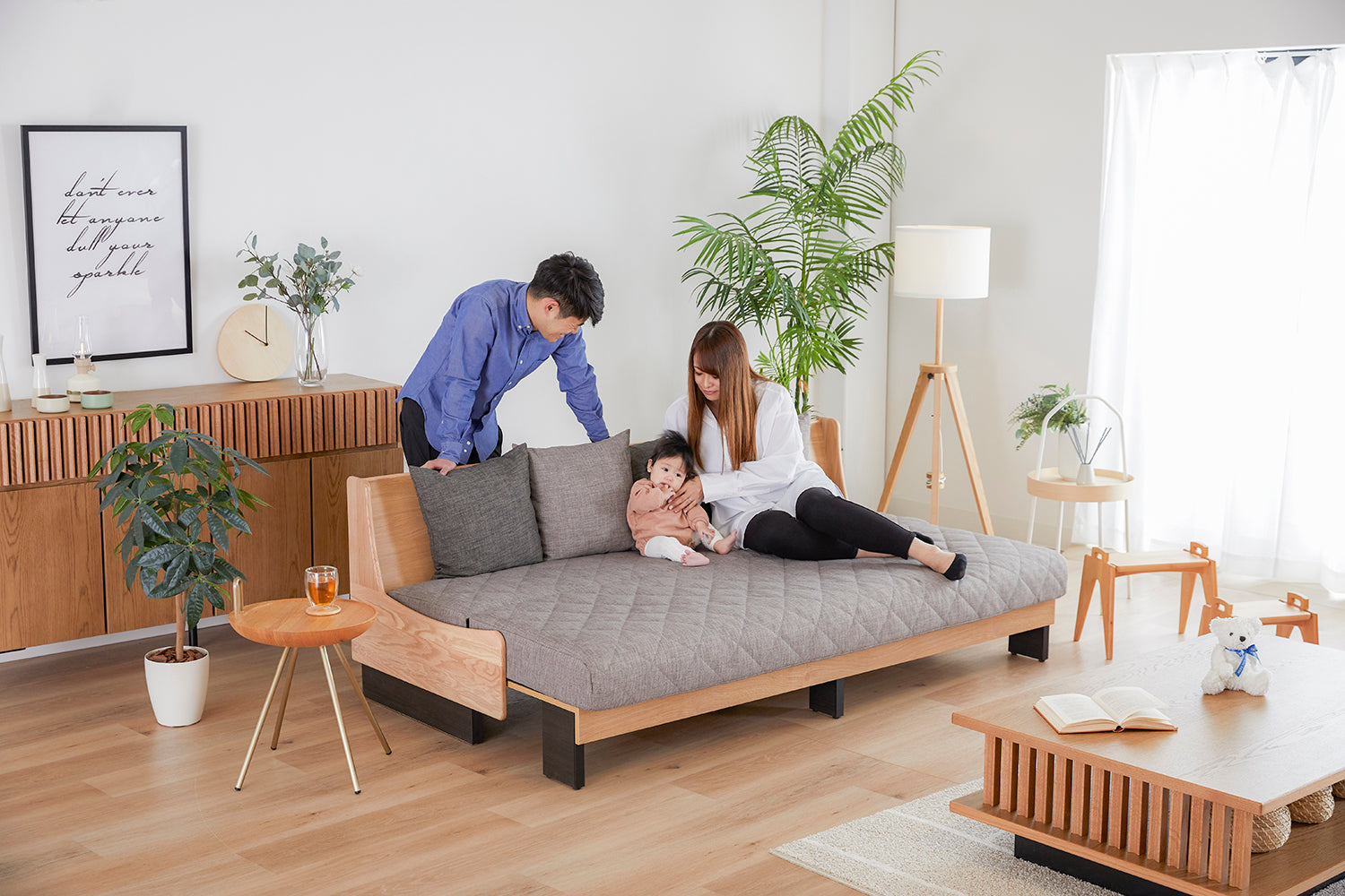 モーブル ごろ寝ソファ200 ドロシーⅡ dorothyⅡ | +CASA [プラス