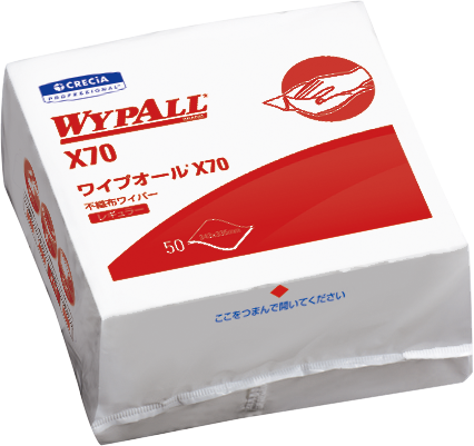 ワイプオール X70 4つ折り