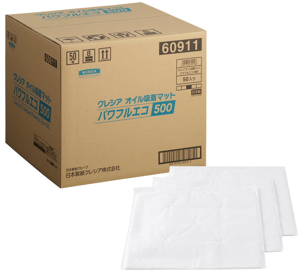 クレシア オイル吸着マット パワフルエコ 500