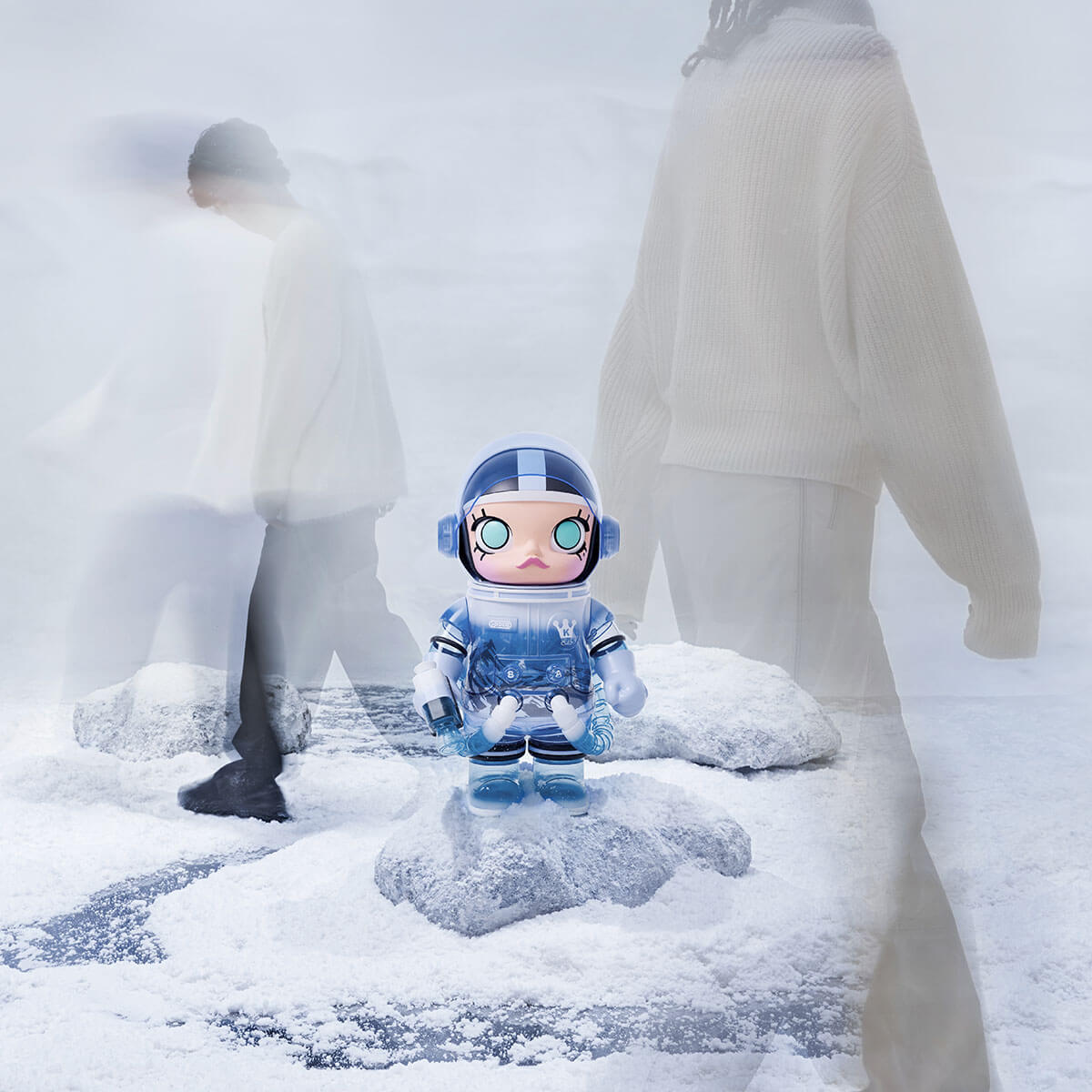 MEGA COLLECTION 1000% SPACE MOLLY Glacier - Mega 1000% - POP MART