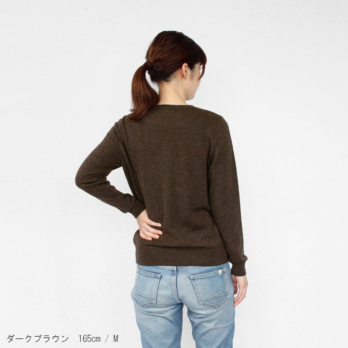 カシミヤ100％Vネックセーター | Milestone公式オンラインストア