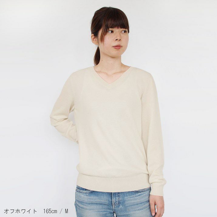 カシミヤ100％Vネックセーター | Milestone公式オンラインストア