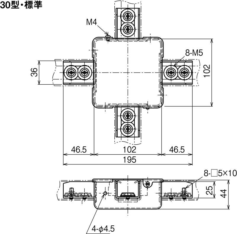 ジャンクションボックス（四方出） | ネグロス電工商品情報サイト
