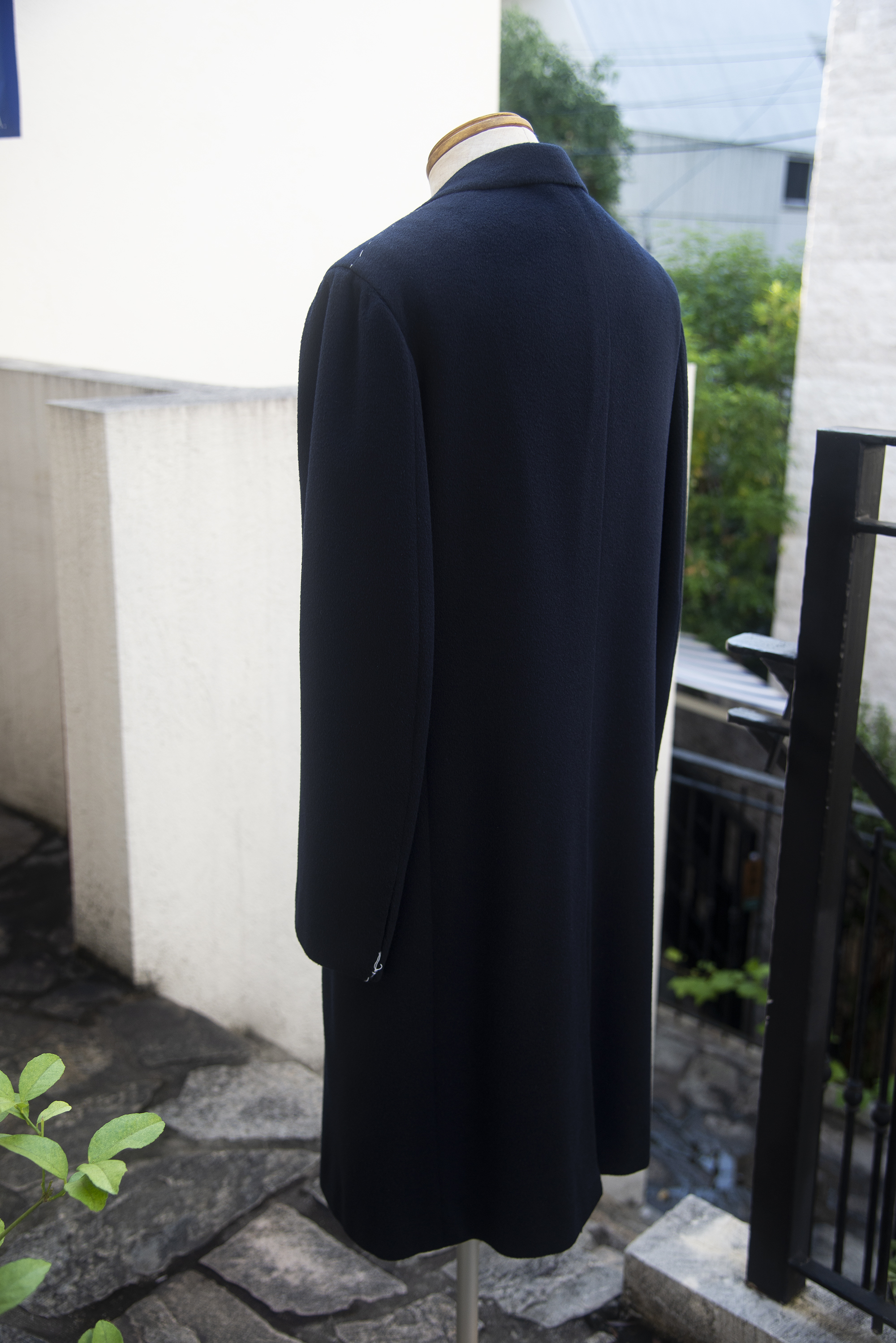 売り切れ】Kiton デッドストック グアナコ100% チェスターコート 46