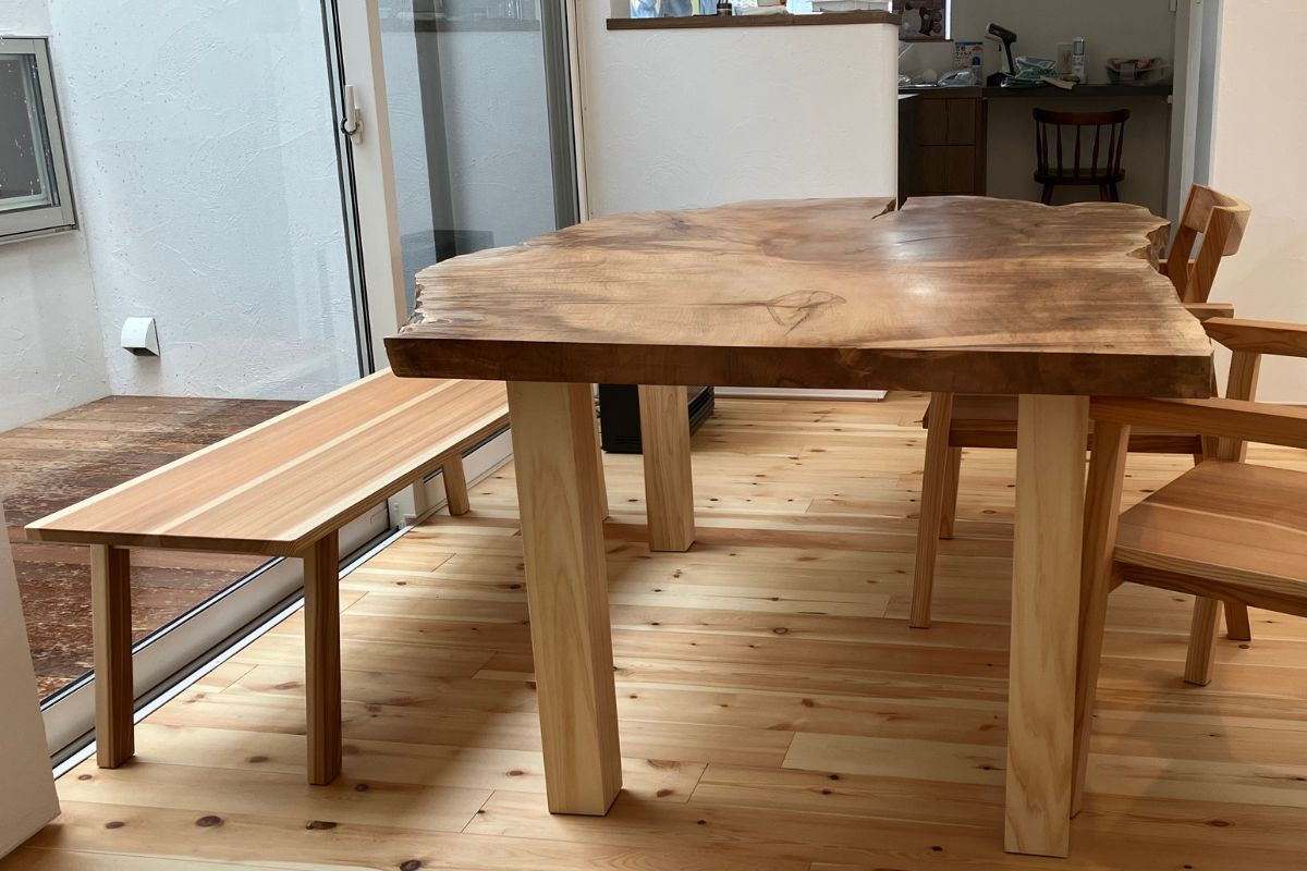 スーパー杉ベンチ – PROP｜奈良吉野・オーダー家具/無垢材