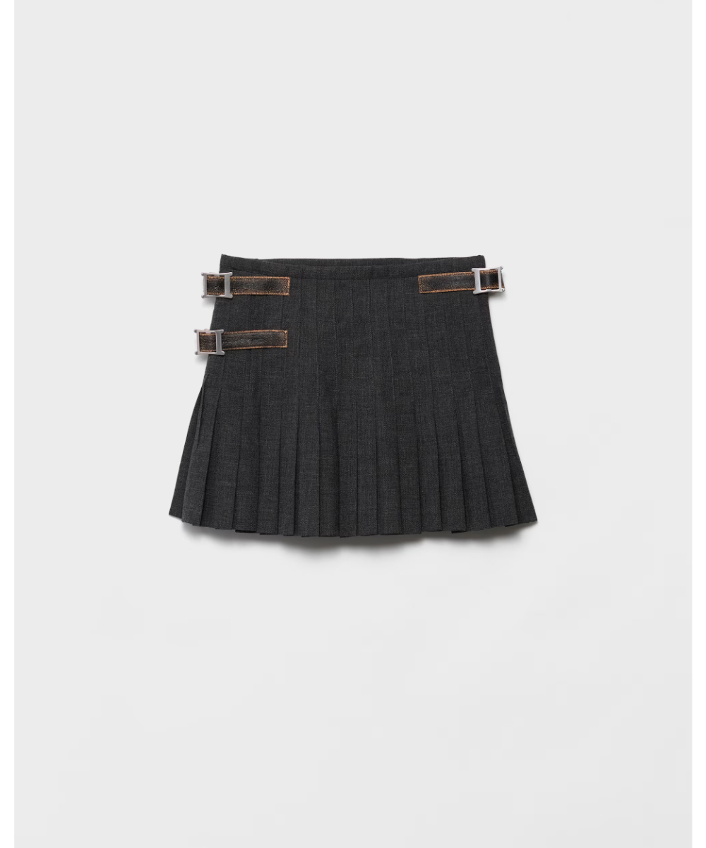 PRADA/プラダ_Women通販 | プリーツ ラッシュステッチ ウールブレンド