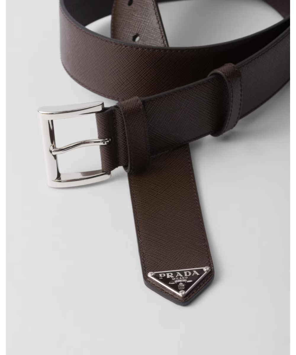 PRADA/プラダ_Men通販 | サフィアーノレザー ベルト【送料無料】【店頭