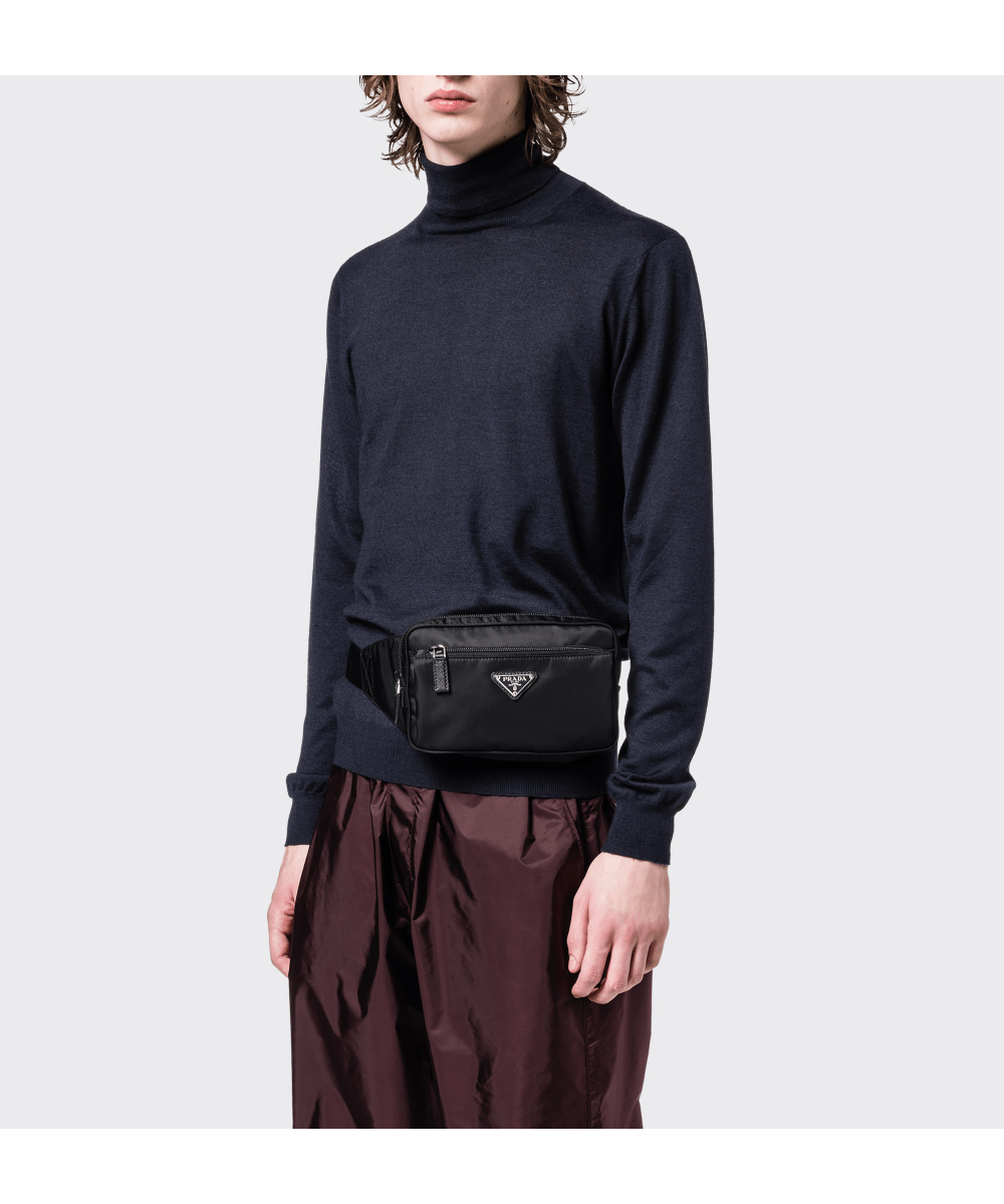 PRADA/プラダ_Men通販 | Re-Nylon xサフィアーノレザー ベルトバッグ