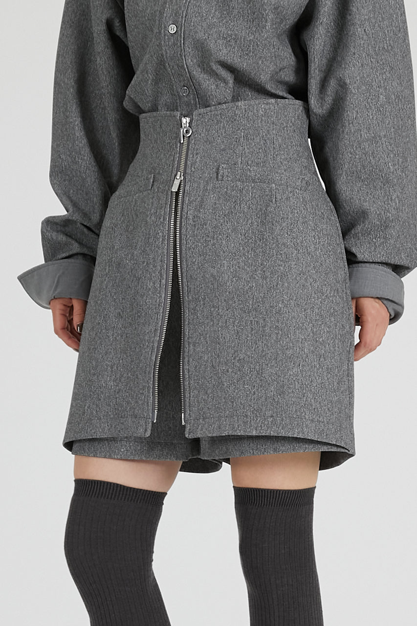 Front Zip Short Pants - SALE