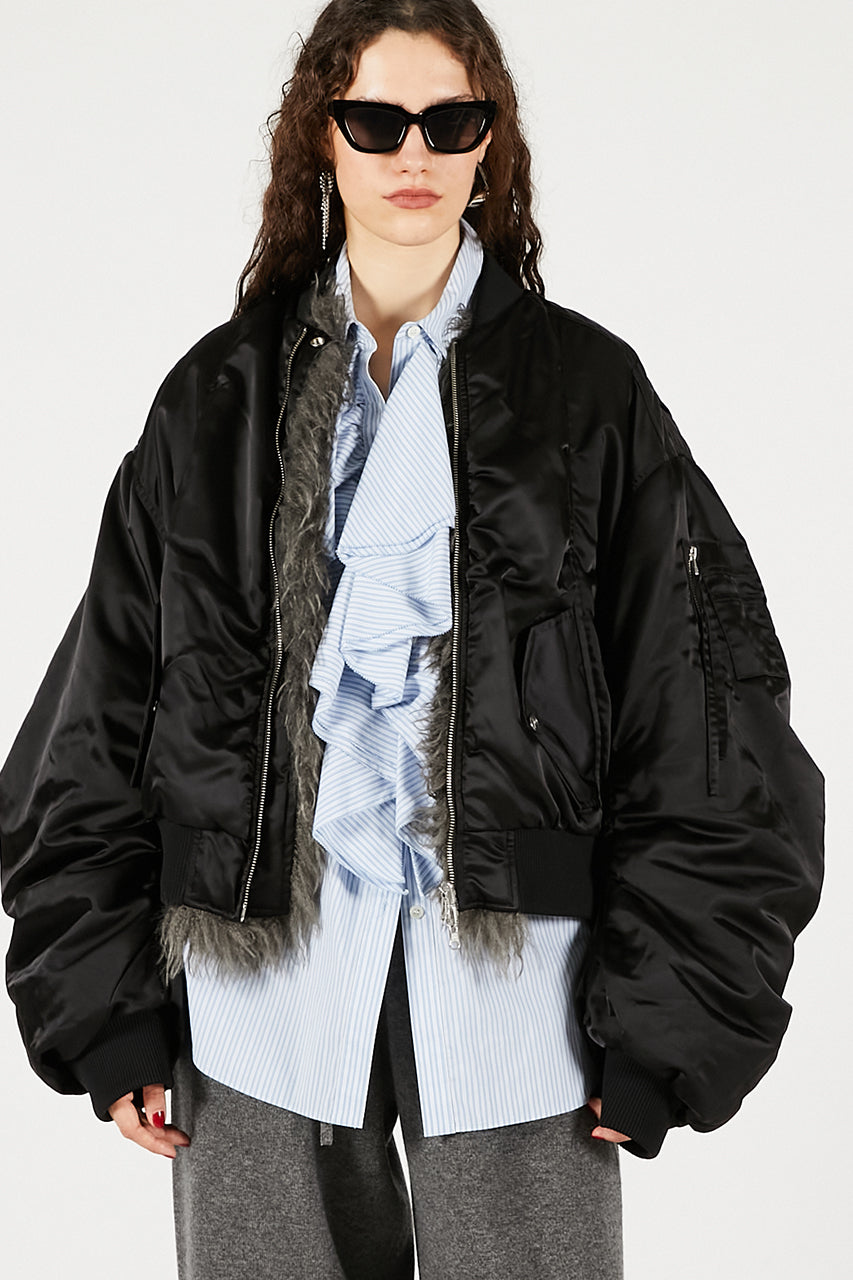 Reversible fur MA-1 - SALE