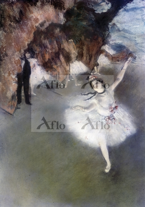 ドガ 「エトワール」 [9784620]のアート作品 - アフロ