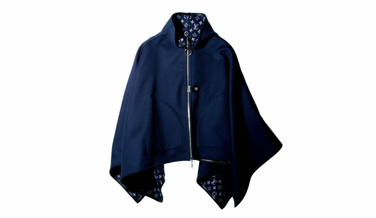 ルイヴィトン ケープコート モノグラムロゴ リバーシブル 極美品