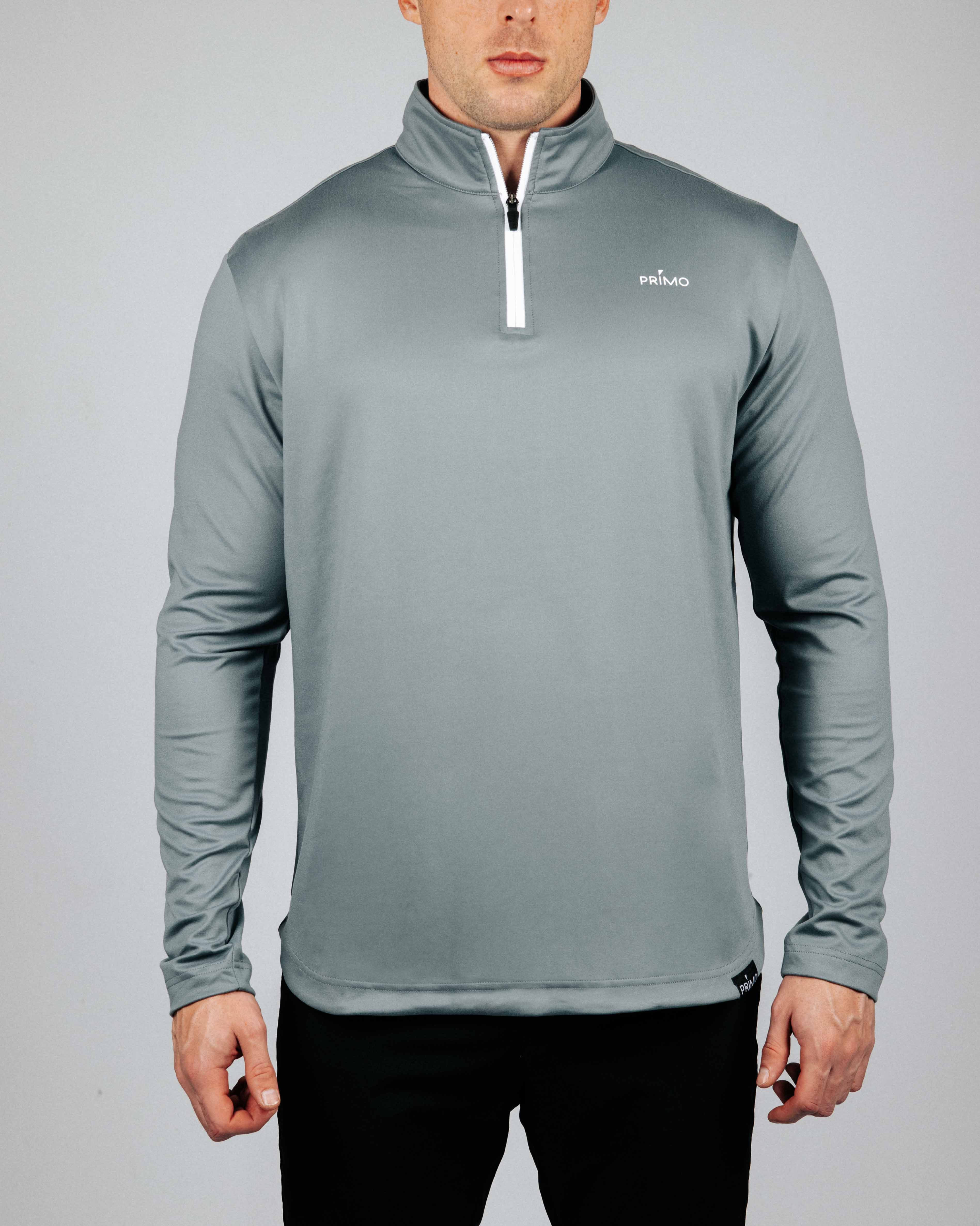 Dark Gray Classic Quarter Zip – Primo Golf Apparel