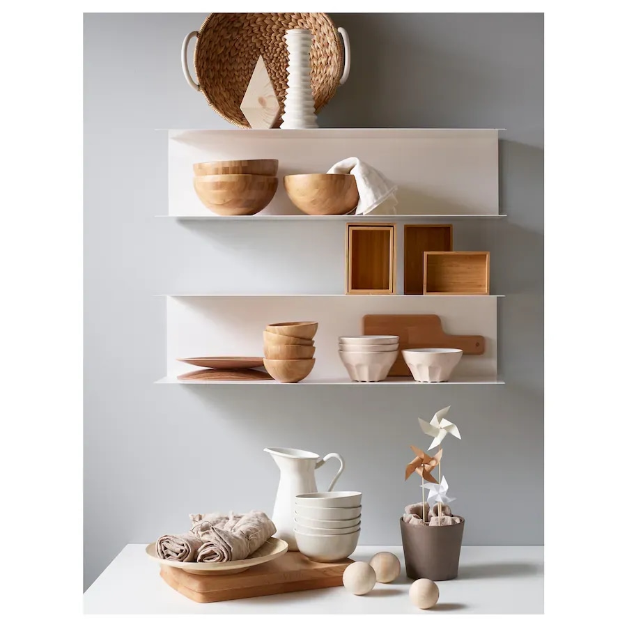 IKEA BOTKYRKA Wall Shelf | Open storage Modern style Shelves | Ohouse