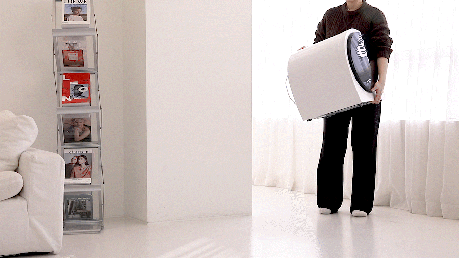 公開1分で目標達成】⾼い乾燥性能・⼤容量を実現した次世代⼩型⾐類