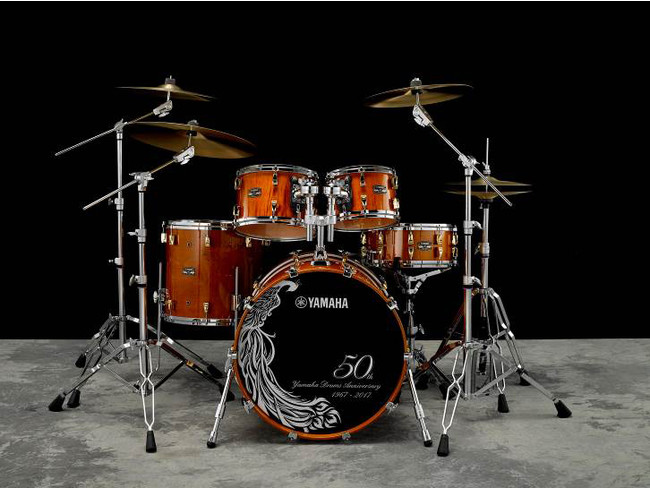 細部にわたり豪華な趣向を凝らした限定セット ヤマハ ドラムス50周年
