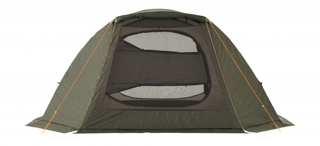 シンメトリーな形状で横長ワイドサイズのドーム型テント「neos AL