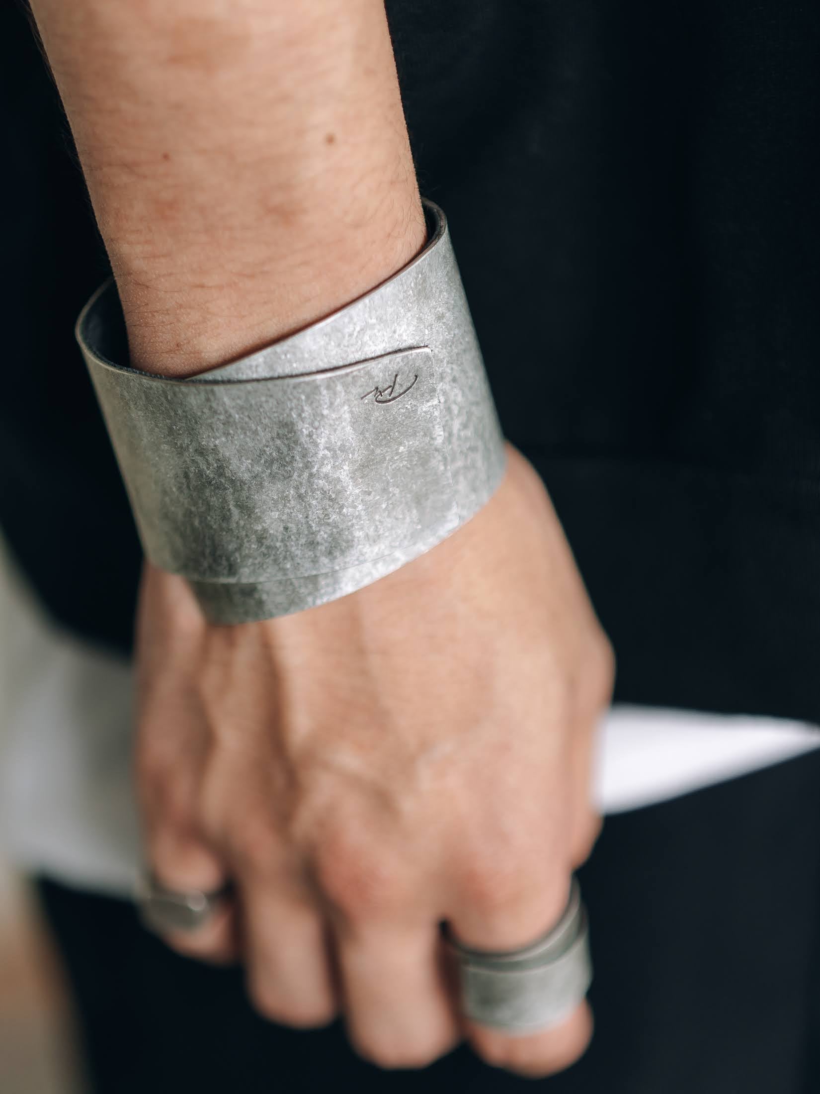 PRY｜Stannum Leather Bracelet 002｜シュウト PRY｜Stannum Leather