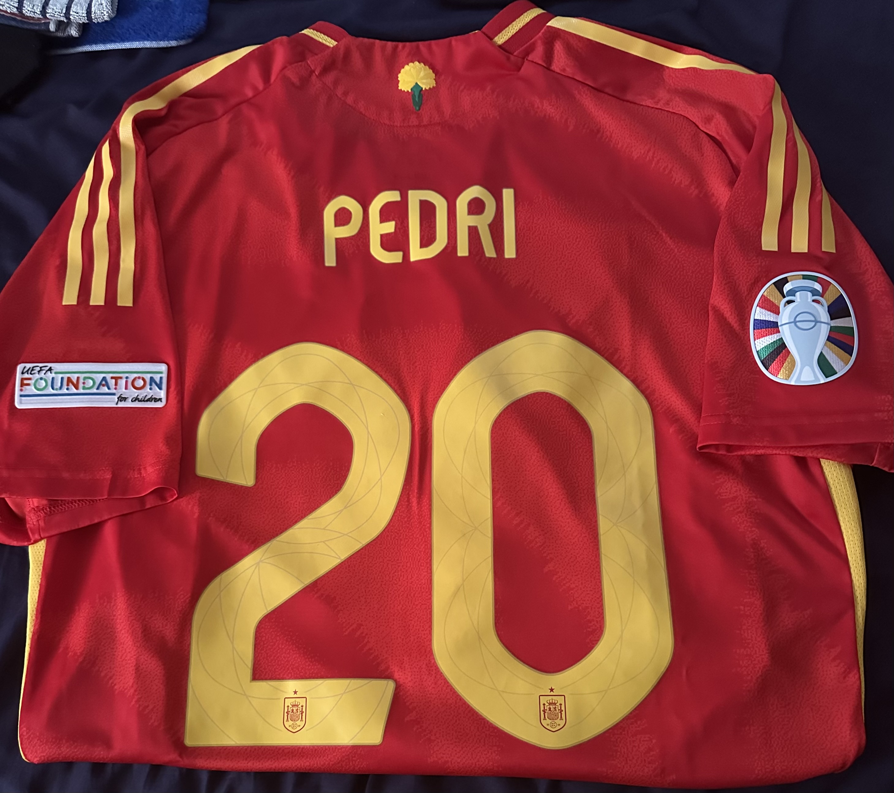 adidas スペイン代表 2024 ユニフォーム ホーム 半袖 オーセンティック