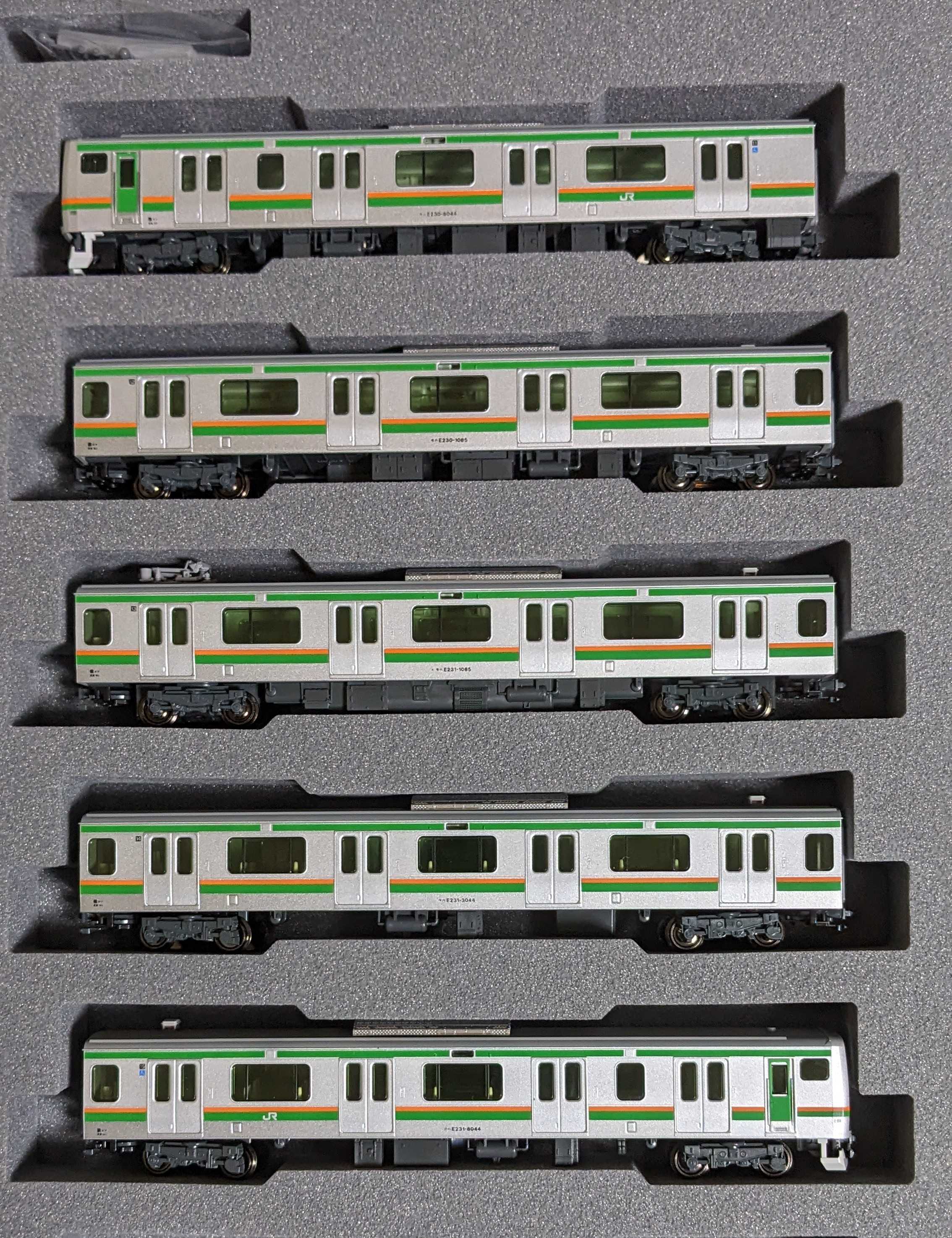 🟣kato 10-522 E231系 東海道線•湘南新宿ライン 付属編成5両ｾｯﾄS-16