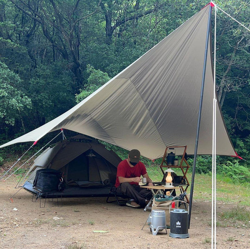 PYKES PEAK ヘキサタープ タープテント サンシェード キャンプ Amazon