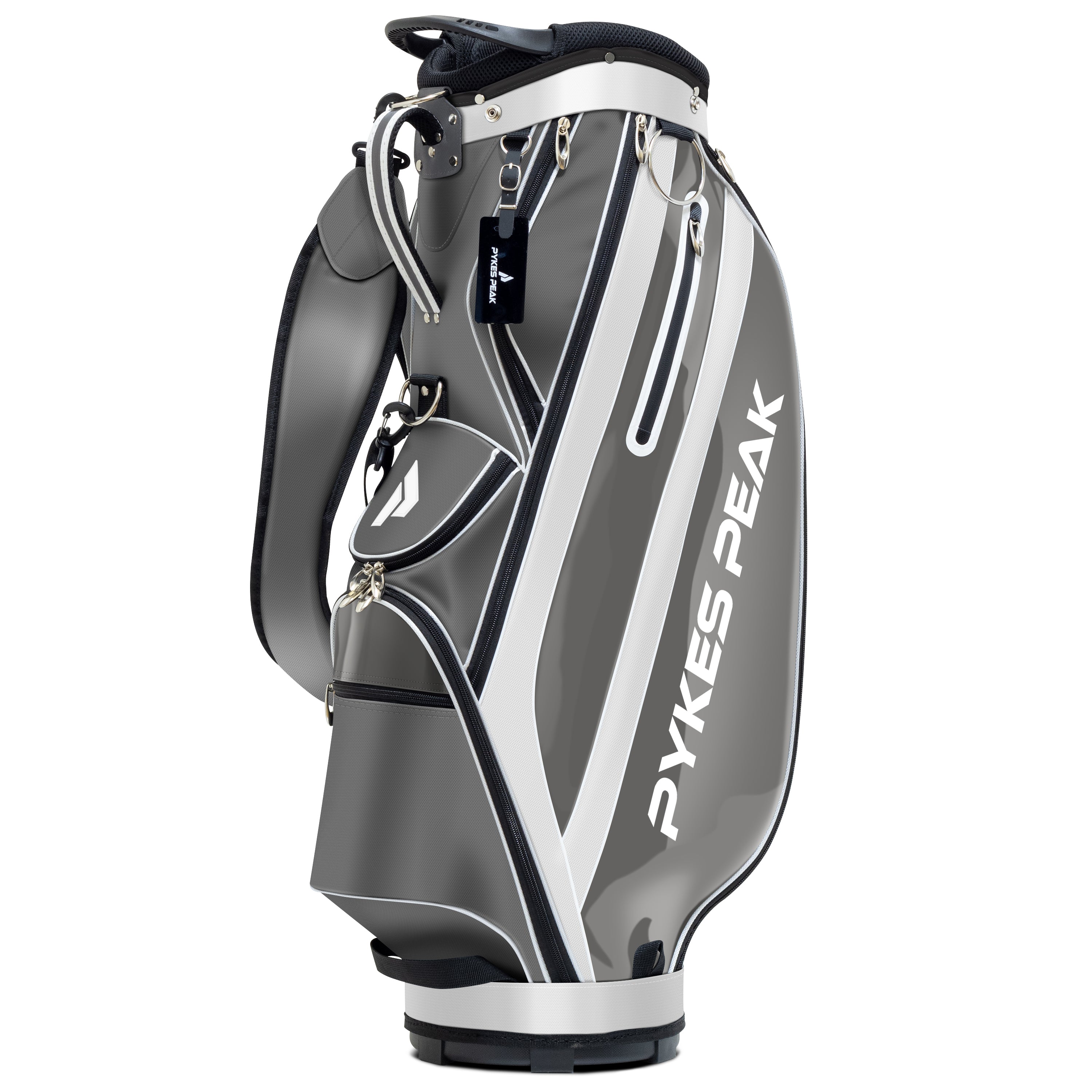 ゴルフバッグ ホワイト/グリーン 合成皮革 楽天市場】【12/18限定