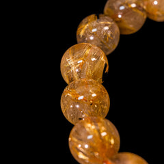 11.5mm太陽ルチル(ヘマタイト/ルチル)】ルチルクォーツ 11.5mm玉