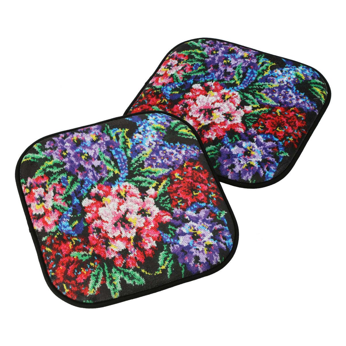 レイクアルスター プリント低反発シートクッション2枚セット Lake