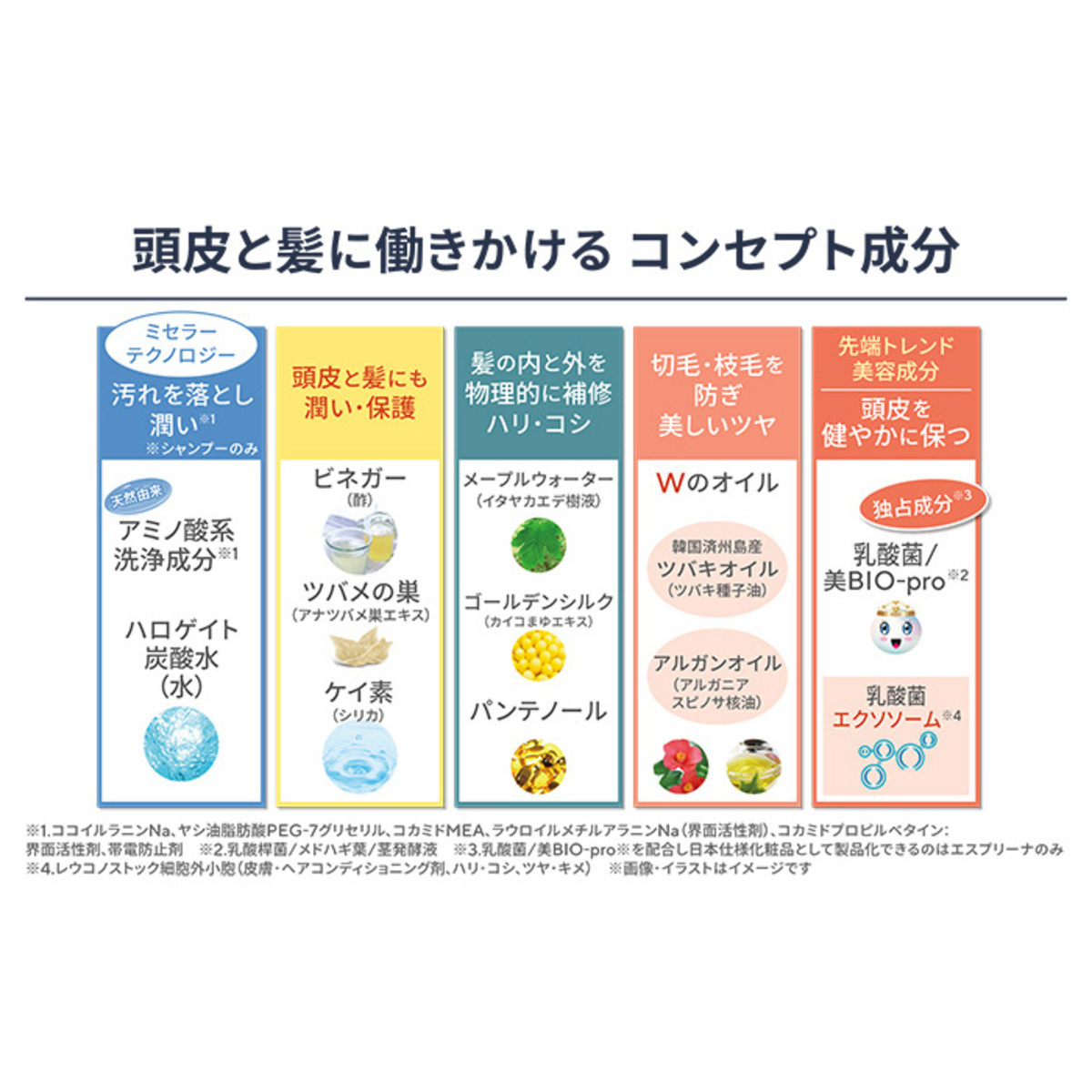 エスプリーナvi-BIOシャンプー&トリートメントレフィル+P付BSセット