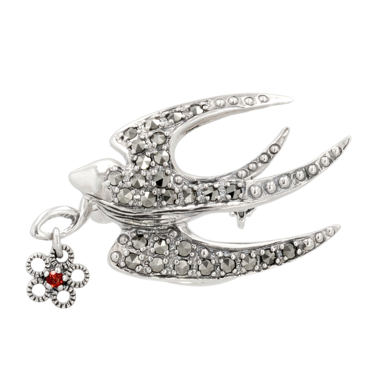 ラフィネ シルバー925 ハッピーバード ブローチ ラフィネクラシック