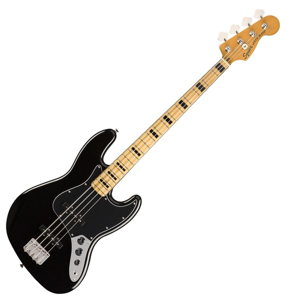 Squier Classic Vibe 70s Jazz Bass MN, Black at Gear4music