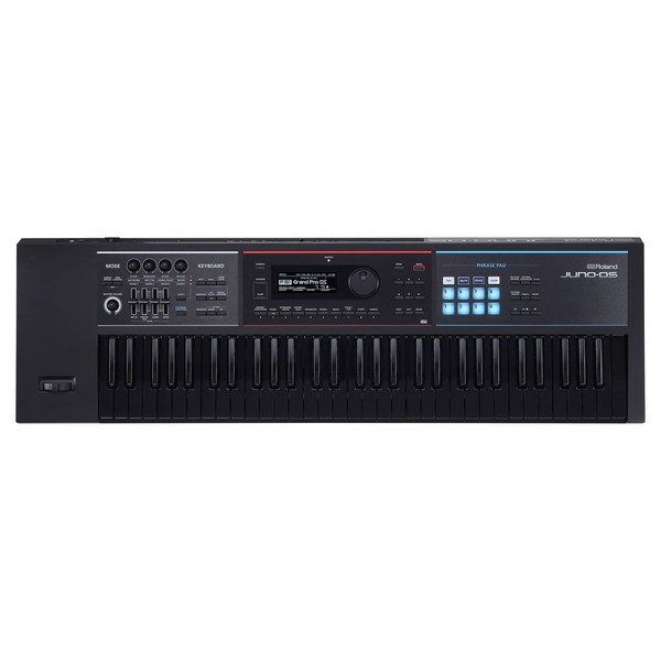 Roland Juno-DS61 61 Key Portable Synthesizer, Black Keyboard
