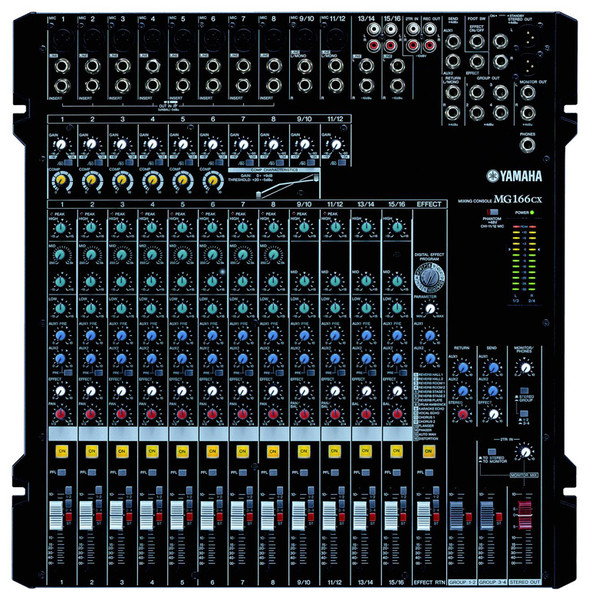 DISC Yamaha MG166CX Analogue Mixer at Gear4music