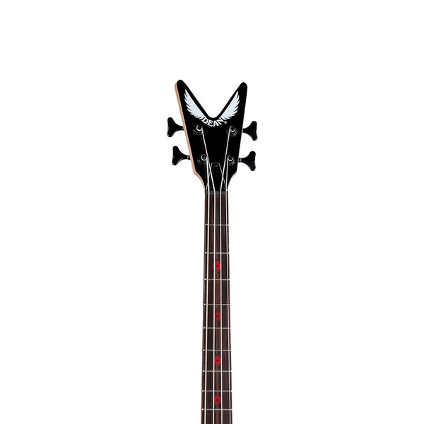 DISC Dean ML Metalman Active EQ Bass Guitar, Classic Black at