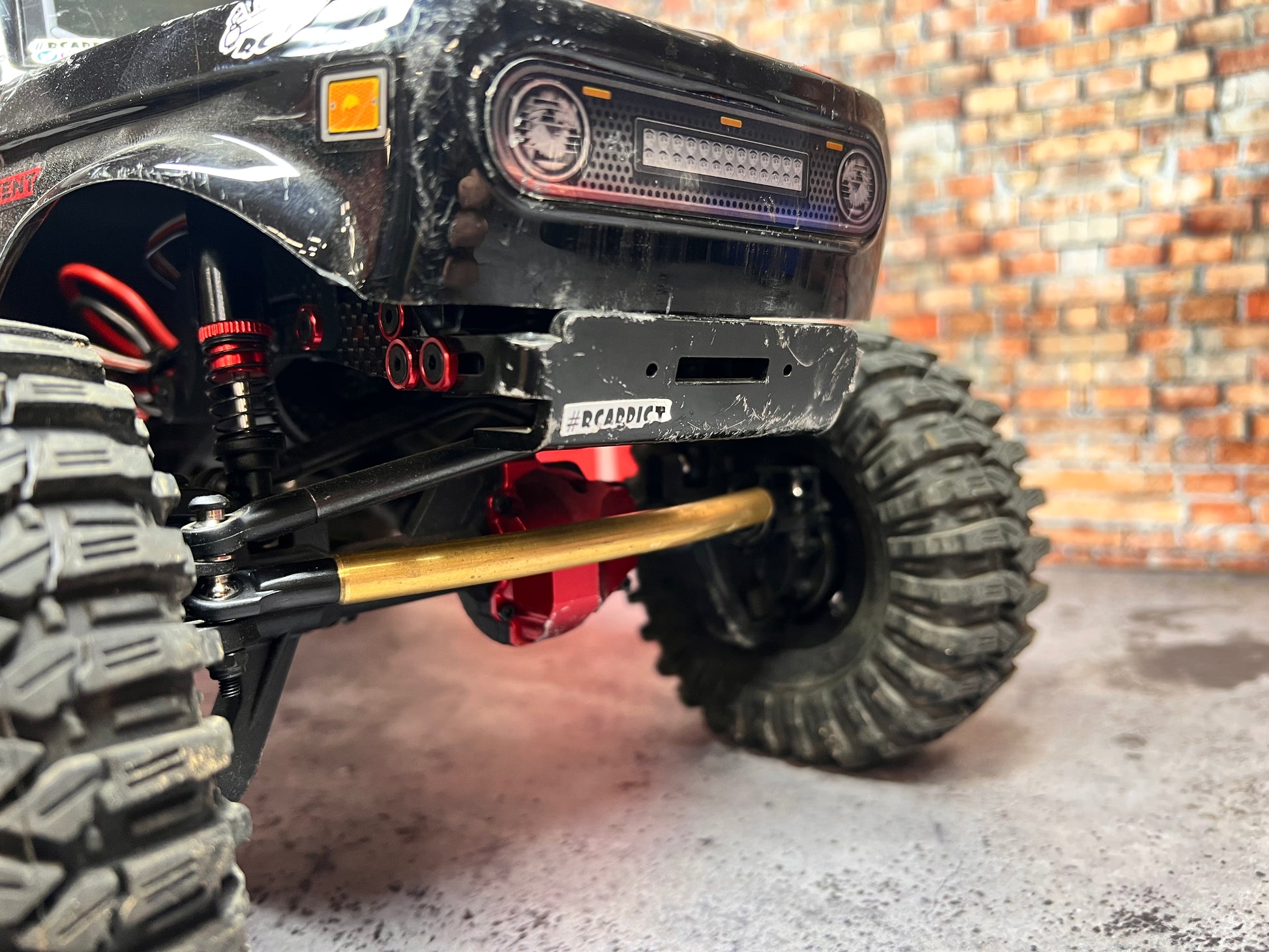 Redcat Ascent RC Brass High Clearance Steering Link Kit–Durable