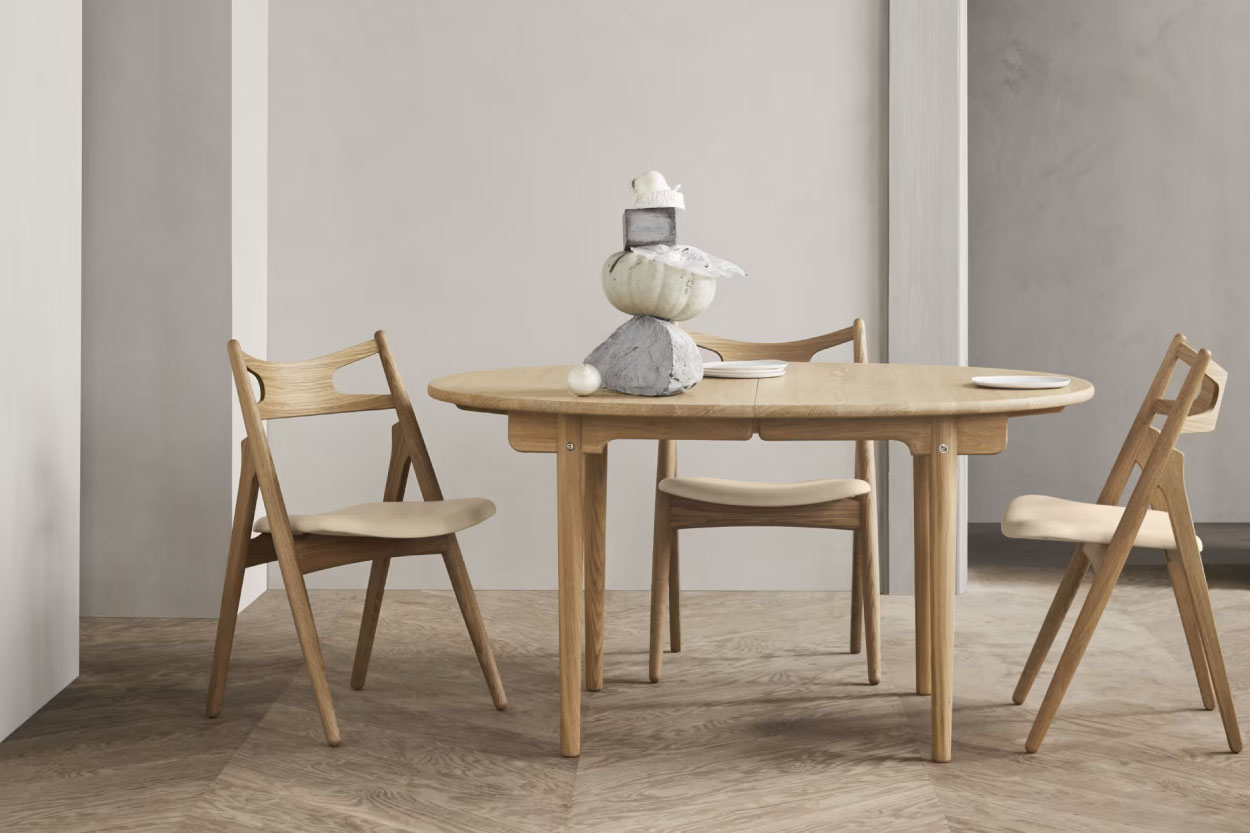 CH337 Table - CH337伸長式テーブル｜テーブル｜商品情報｜無垢家具