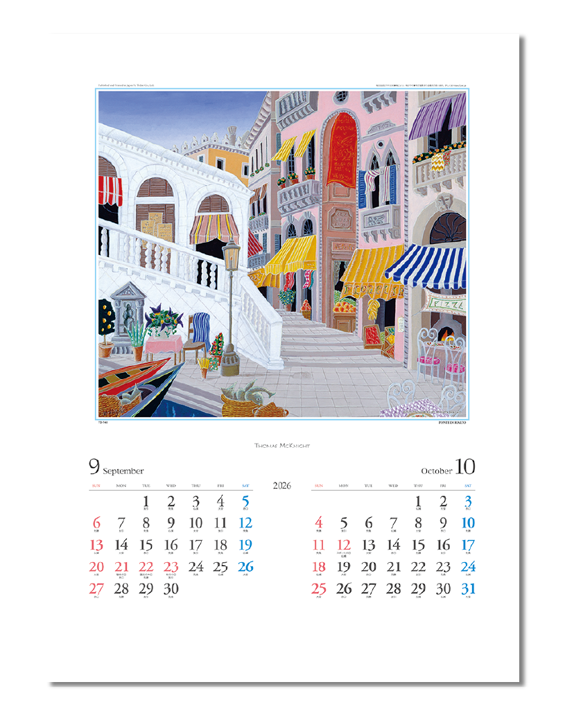 トーマス・マックナイト｜CALENDAR ONLINE SHOP ラクトカレンダー