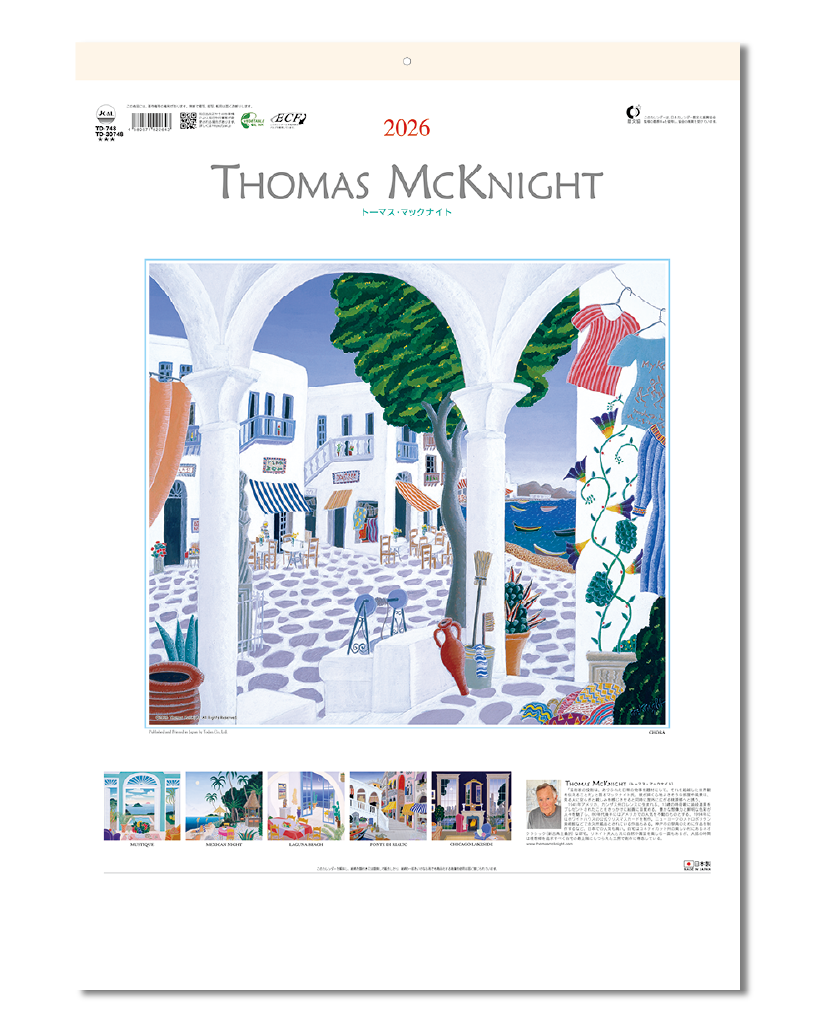 トーマス・マックナイト｜CALENDAR ONLINE SHOP ラクトカレンダー