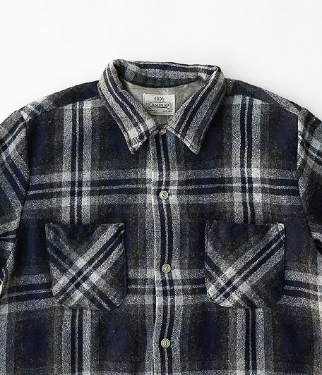 60's CAMPUS ウールチェックシャツ ［resize］ - Fresh Service