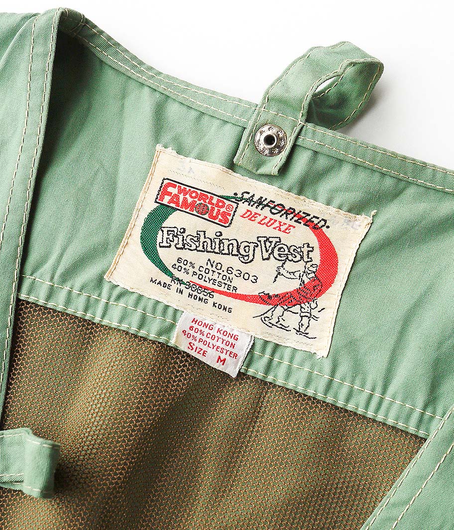 70's-80's ビンテージフィッシングベスト - Fresh Service NECESSARY
