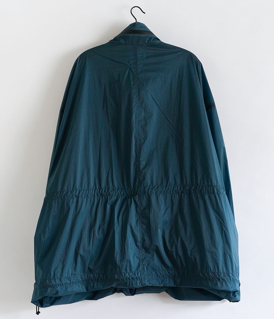 YOKE NYLON UTILITY OVER COAT [PEACOCK BLUE] - Fresh Service