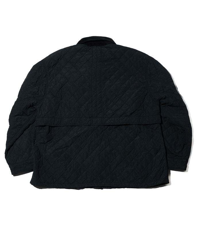 ANCELLM NYLON QUILTING JACKET [BLACK] - Fresh Service NECESSARY or