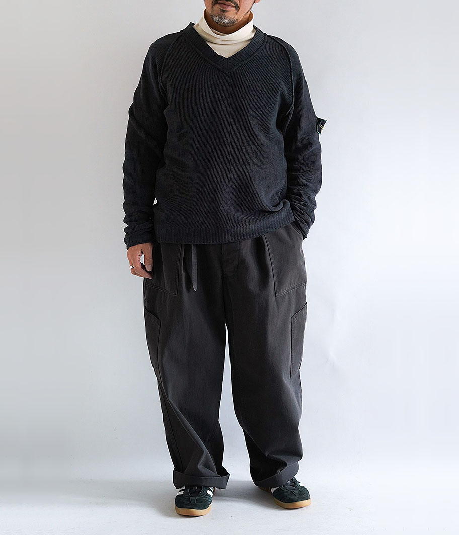 A.PRESSE USAF Hemmed Bottoms [BLACK] - Fresh Service NECESSARY or