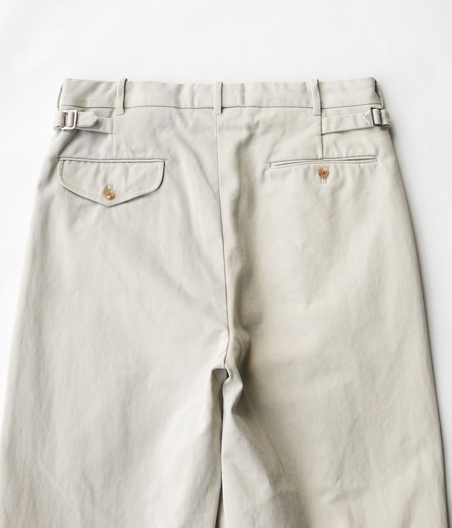 A.PRESSE Type.2 Chino Trousers [ECRU] - Fresh Service NECESSARY or