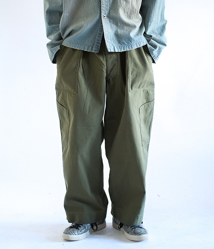 A.PRESSE USAF Hemmed Bottoms [OLIVE] - Fresh Service NECESSARY or