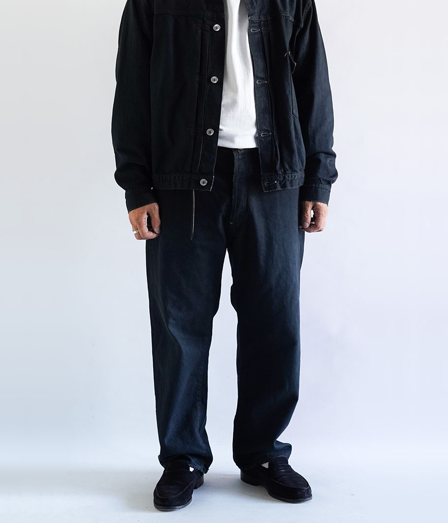 A.PRESSE No.37 Washed Wide Denim Pants [CUSTOM] - Fresh Service