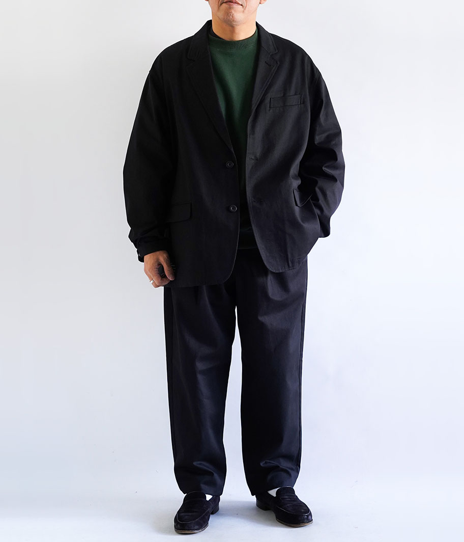 Fresh Service CORPORATE CHINO JACKET [BLACK] - Fresh Service