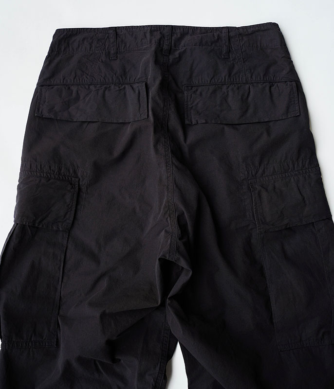HERILL Ripstop Jungle fatigue pants [BLACK] - Fresh Service