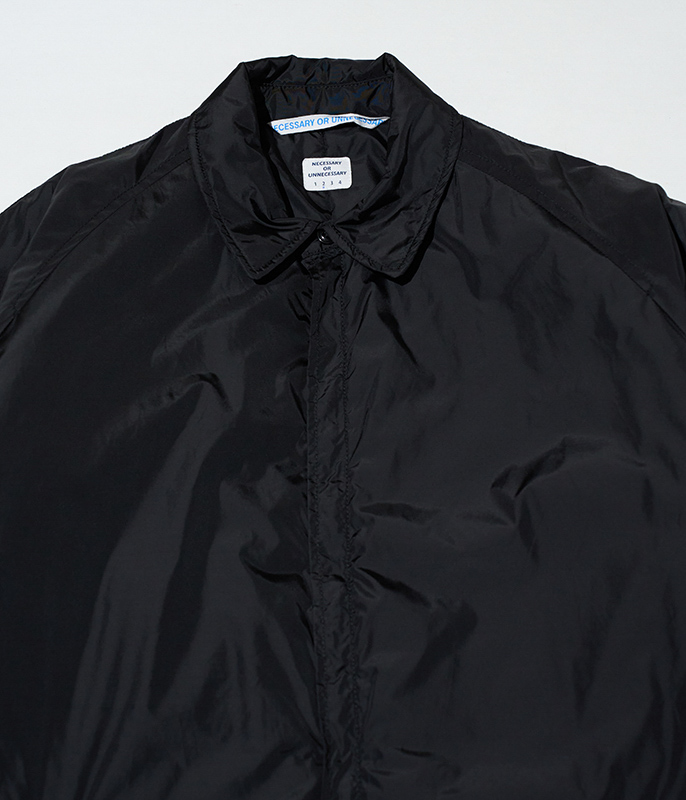 NECESSARY or UNNECESSARY ZIP COAT [BLACK] - Fresh Service