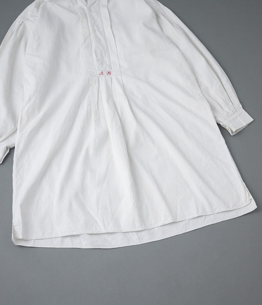 early 20th フレンチコットンリネンスモックシャツ - Fresh Service